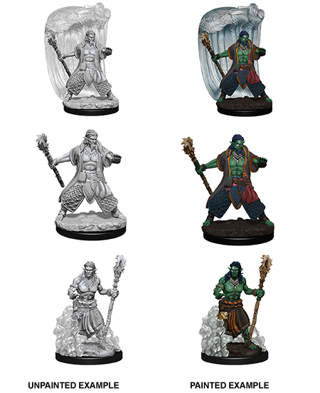 DUNGEONS AND DRAGONS: NOLZUR'S MARVELOUS UNPAINTED MINIATURES -W5-MALE WATERGENASI DRUID