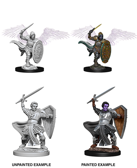 DUNGEONS AND DRAGONS: NOLZUR'S MARVELOUS UNPAINTED MINIATURES -W5-MALE AASIMAR PALADIN