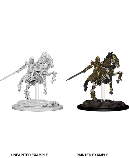 PATHFINDER: DEEP CUTS UNPAINTED MINIATURES -W5-SKELETON KNGHT AND HORSE
