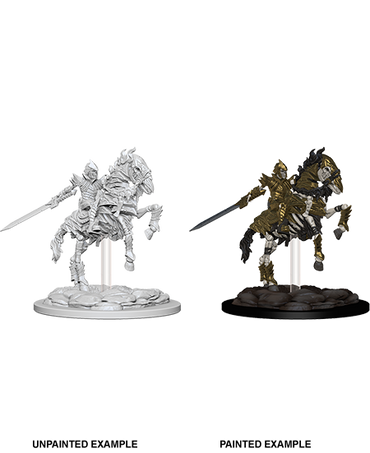 PATHFINDER: DEEP CUTS UNPAINTED MINIATURES -W5-SKELETON KNGHT AND HORSE