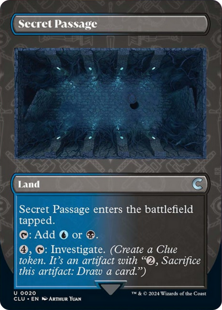 Secret Passage (Borderless) [Ravnica: Clue Edition]