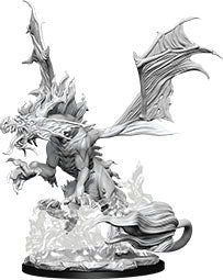 PATHFINDER DEEP CUTS UNPAINTED MINIATURES: W12 NIGHTMARE DRAGON