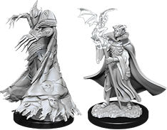 PATHFINDER DEEP CUTS UNPAINTED MINIATURES: W12 CULTIST & DEVIL
