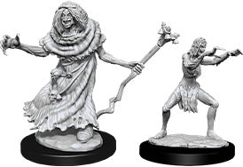 DUNGEONS & DRAGONS NOLZUR`S MARVELOUS UNPAINTED MINIATURES: W12 SEA HAG & BHEUR HAG