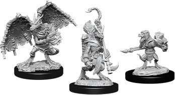 DUNGEONS & DRAGONS NOLZUR`S MARVELOUS UNPAINTED MINIATURES: W12 KOBOLD INVENTOR DRAGONSHIELD & SORCERER