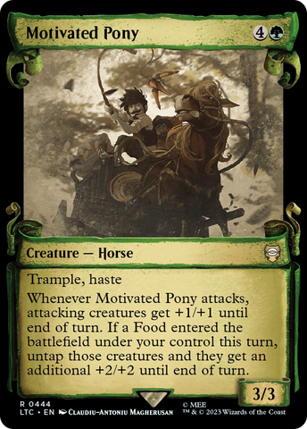 Motivated Pony [The Lord of the Rings: Tales of Middle-Earth Commander Showcase Scrolls]