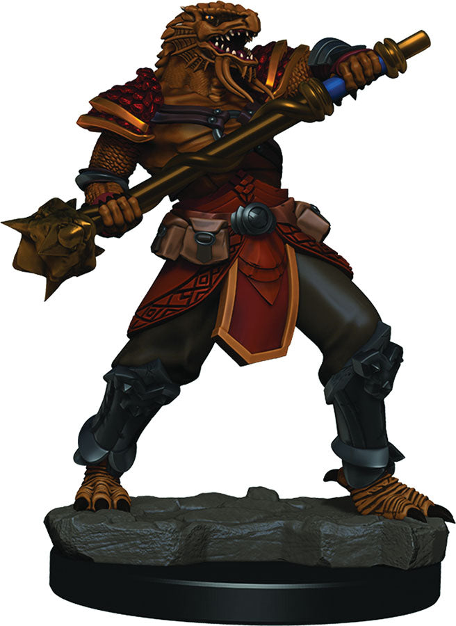 DUNGEONS & DRAGONS FANTASY MINIATURES: ICONS OF THE REALMS PREMIUM FIGURES W3 DRAGONBORN MALE FIGHTER