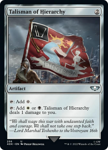 Talisman of Hierarchy (Surge Foil) [Warhammer 40,000]