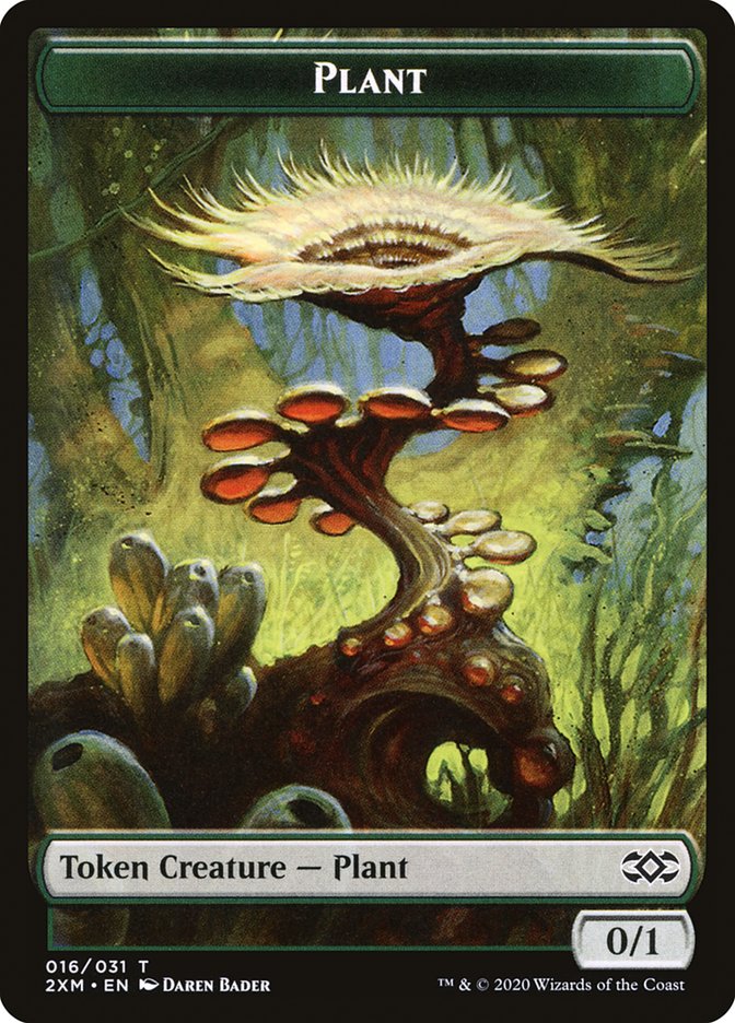 Eldrazi Spawn // Plant Double-Sided Token [Double Masters Tokens]