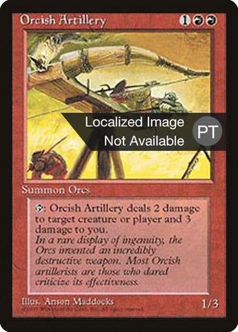 Orcish Artillery [Fourth Edition (Foreign Black Border)]