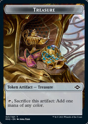Thopter // Treasure (21) Double-Sided Token [Modern Horizons 2 Tokens]