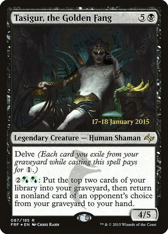 Tasigur, the Golden Fang [Fate Reforged Prerelease Promos]