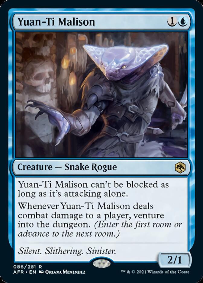 mtg dungeons and dragons card prices Yuan-Ti Malison [Dungeons & Dragons: Adventures in the Forgotten Realm