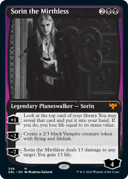 Sorin the Mirthless [Innistrad: Double Feature]
