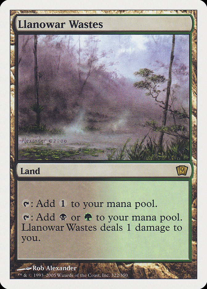 Llanowar Wastes [Ninth Edition]