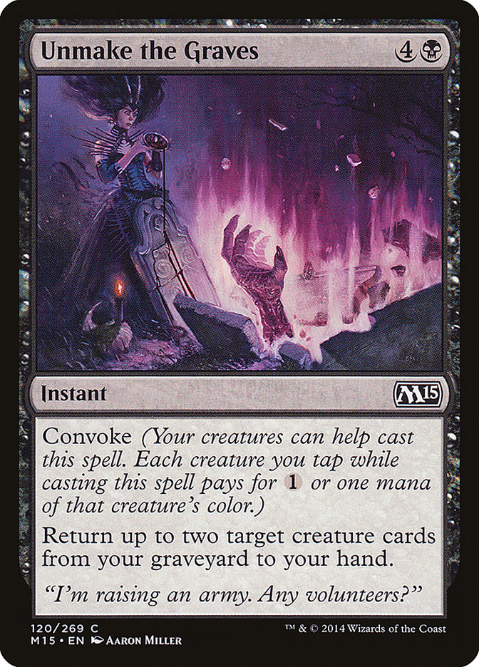 Unmake the Graves [Magic 2015]