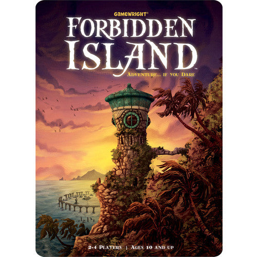 Dare to discover Forbidden Island! Join a team of fearless adventurers on a do-or-die mission to capture four sacred treasures from the ruins of this perilous paradise. Your team will have to work together and make some pulse-pounding maneuvers, as the island will sink beneath every step! Race to collect the treasures and make a triumphant escape before you are swallowed into the watery abyss!