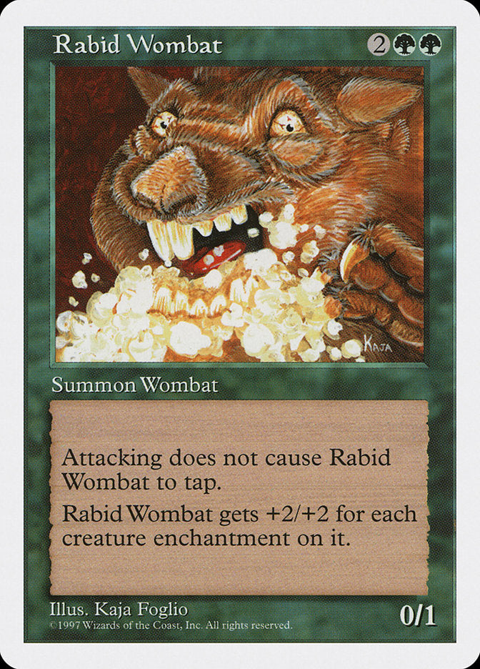 Rabid Wombat [Fifth Edition]