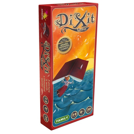 This multi-award winning card game returns with an 84-card expansion pack! Get caught up in the Dixit spell and be transported on a new voyage of discovery! Requires Dixit base game to play.