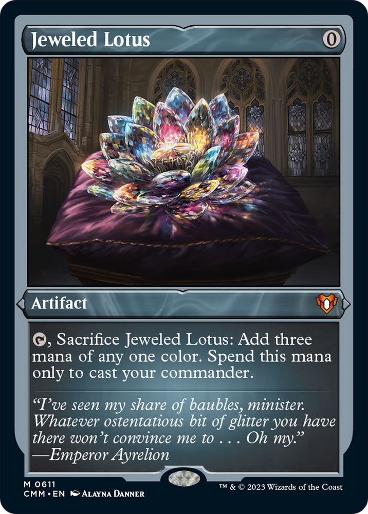 Jeweled Lotus (Foil Etched) [Commander Masters]