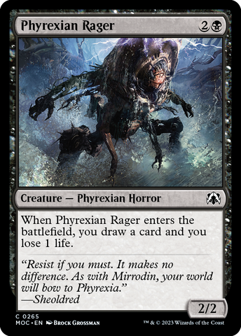 Phyrexian Rager [March of the Machine Commander]