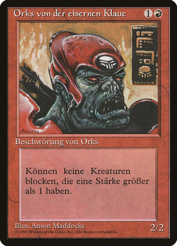 Ironclaw Orcs (German) - "Orks von der eisernen Klaue" [Renaissance]