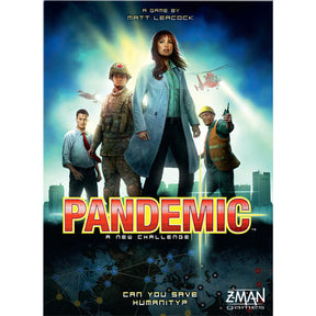 As skilled members of a disease-fighting team, you must keep four deadly diseases at bay while discovering their cures.You and your teammates will travel across the glove, treating infections while finding resources for cures. You must work as a team to succeed. Pandemic is a cooperative game, all players win or lose together.The clock is ticking as outbreaks and epidemics fuel the spreading plagues. Can you find all four cures in time? The fate of humanity is in your hands!