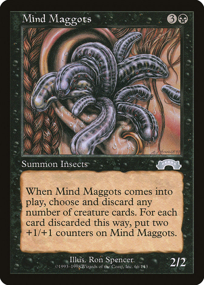 mtg when this card is discarded Mind Maggots [Exodus]