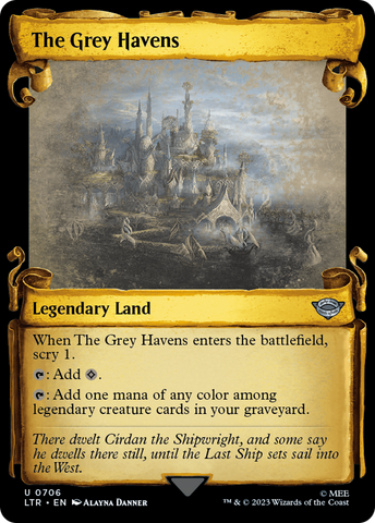 The Grey Havens [The Lord of the Rings: Tales of Middle-Earth Showcase Scrolls]
