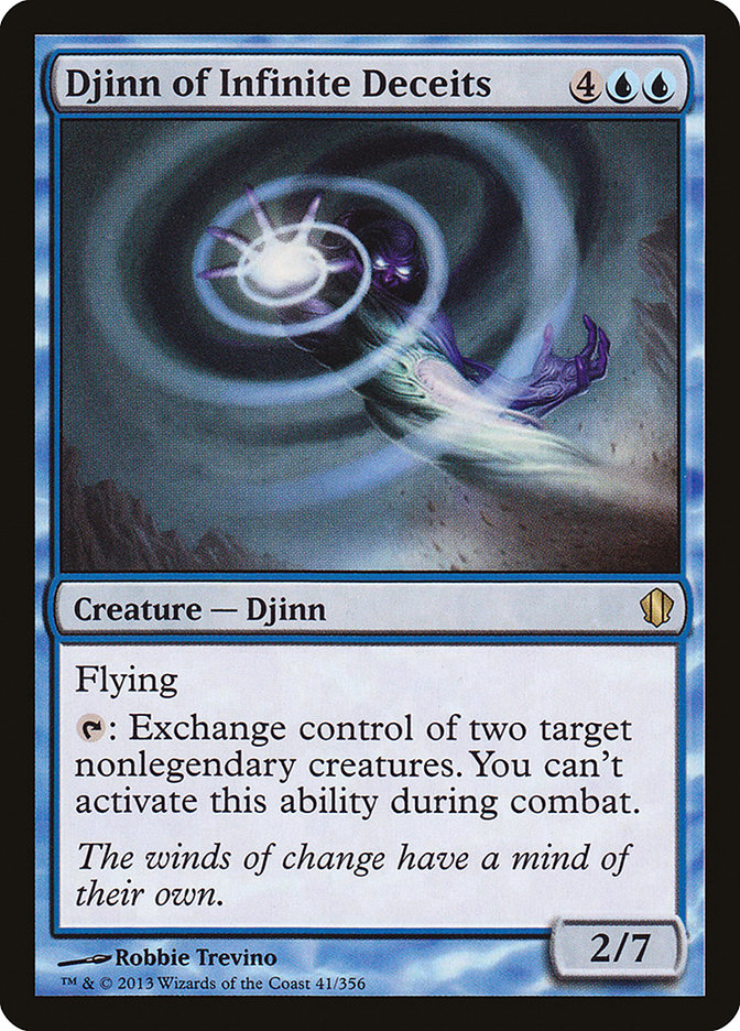 Djinn of Infinite Deceits [Commander 2013]