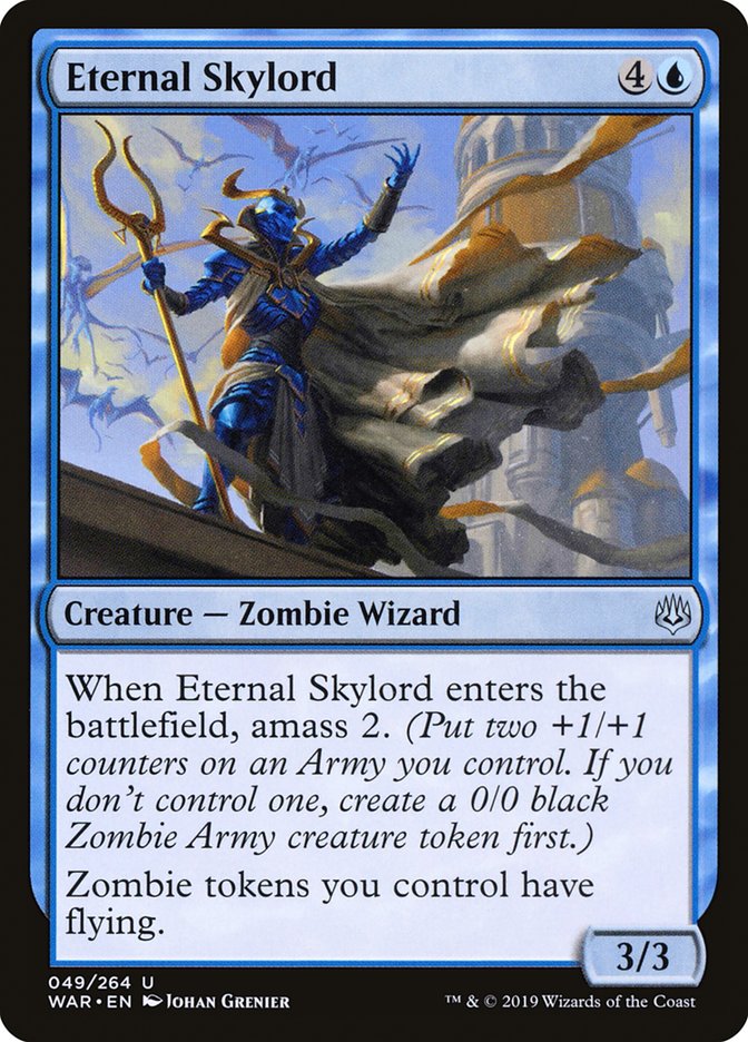 army cards mtg Eternal Skylord [War of the Spark]