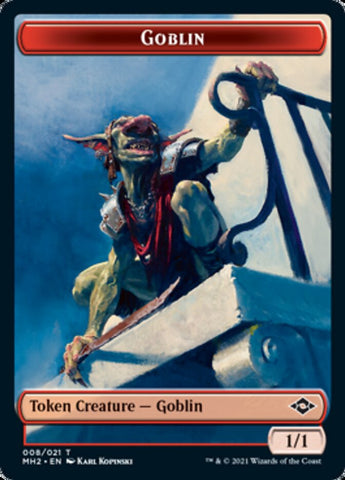 Food (18) // Goblin Double-Sided Token [Modern Horizons 2 Tokens]