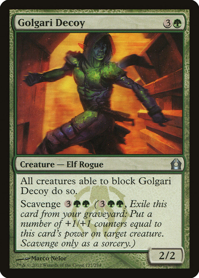 golgari mtg cards Magic: The Gathering Rotwurm (210) Moderately Played Remove a +1/+1 counter from Golgari Grave Golgari Raiders - Guilds of