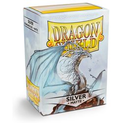 Dragon Shield Matte Silver Sleeves