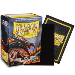 Dragon Shield Non-Glare Matte Black Sleeves