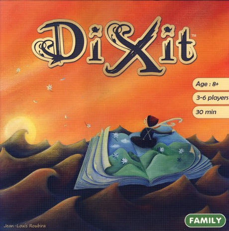 Dixit is a ground-breaking game, offering delightful and thought-provoking entertainment for all your friends and family. Use your flair and intuition to select the right image while avoiding the pitfalls set by the other players.