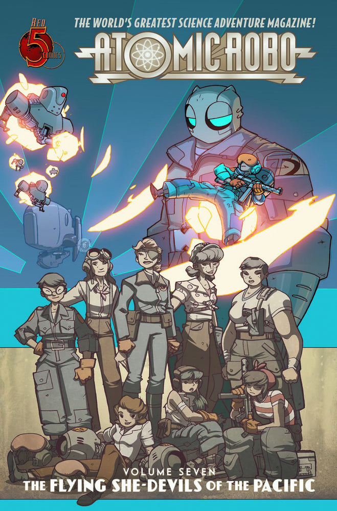 ATOMIC ROBO TP VOL 07 FLYING SHE DEVILS PACIFIC (C: 0-1-1)