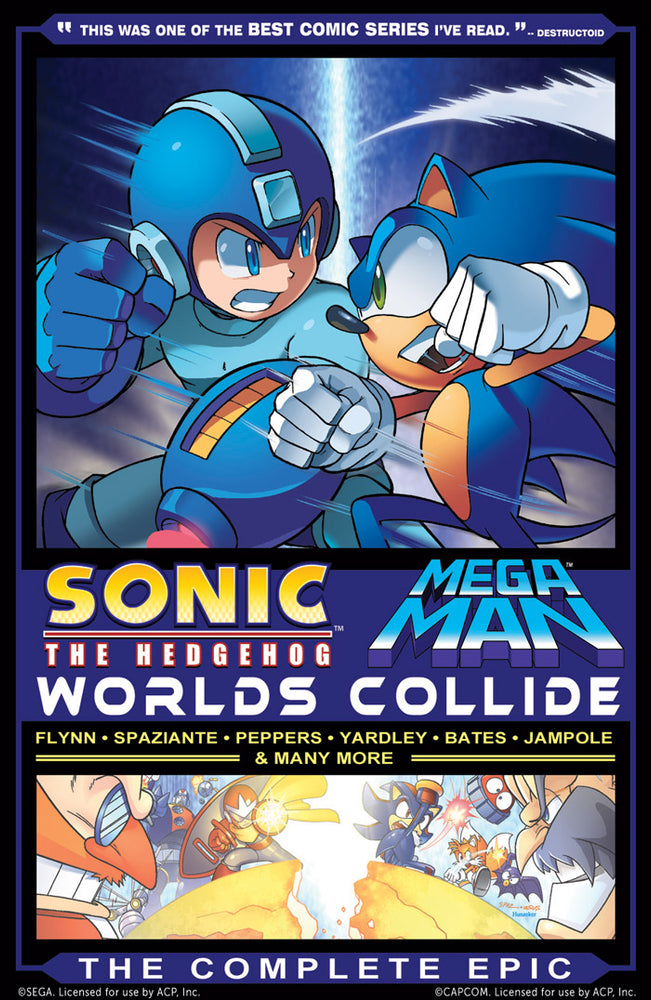 SONIC MEGA MAN WORLDS COLLIDE COMPLETE EPIC TP PX ED (C: 1-0