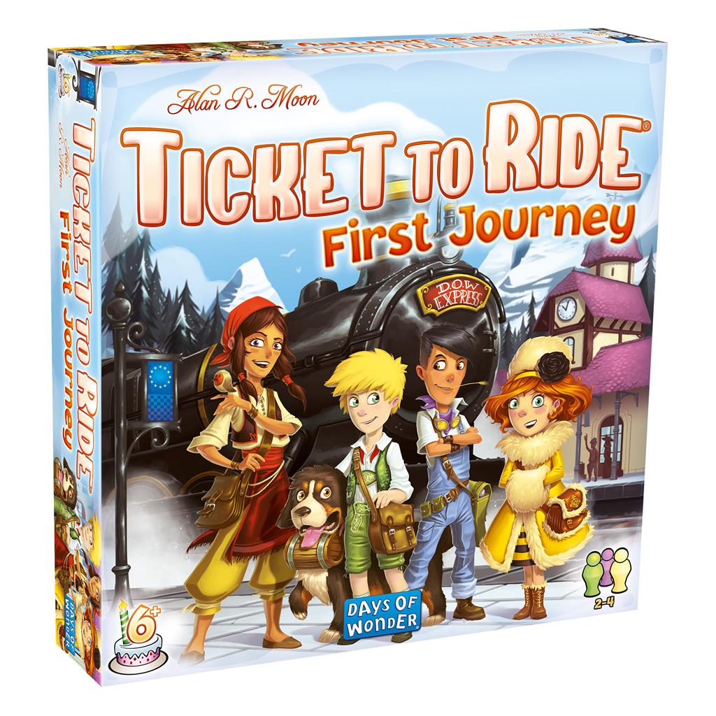 Ticket to Ride Europe First Journey Board Game