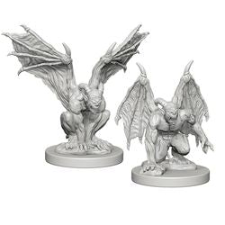 DUNGEONS AND DRAGONS: NOLZUR'S MARVELOUS UNPAINTED MINIATURES -W1-GARGOYLES