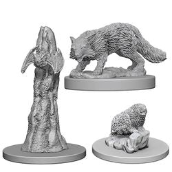 PATHFINDER: DEEP CUTS UNPAINTED MINIATURES -W1-FAMILIARS
