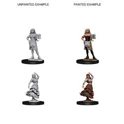 PATHFINDER: DEEP CUTS UNPAINTED MINIATURES -W4-BARTENDER AND DANCER