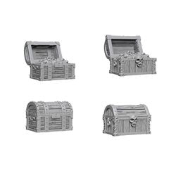 WIZKIDS DEEP CUTS UNPAINTED MINIATURES -W2-CHESTS