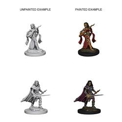 PATHFINDER: DEEP CUTS UNPAINTED MINIATURES -W4-FEMALE HUMAN BARD