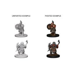 PATHFINDER: DEEP CUTS UNPAINTED MINIATURES -W4-MALE DWARF BARBARIAN