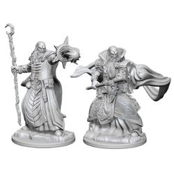 DUNGEONS AND DRAGONS: NOLZUR'S MARVELOUS UNPAINTED MINIATURES -W1-MALE HUMAN WIZARD