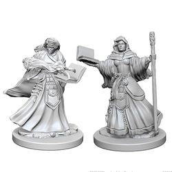DUNGEONS AND DRAGONS: NOLZUR'S MARVELOUS UNPAINTED MINIATURES -W1-FEMALE HUMAN WIZARD
