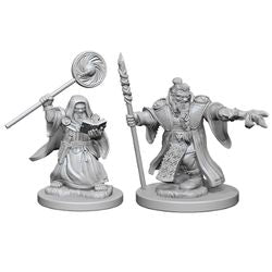 DUNGEONS AND DRAGONS: NOLZUR'S MARVELOUS UNPAINTED MINIATURES -W1-MALE DWARF WIZARD