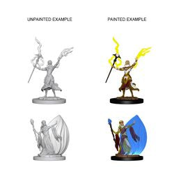 DUNGEONS AND DRAGONS: NOLZUR'S MARVELOUS UNPAINTED MINIATURES -W3-FEMALE ELF WIZARD