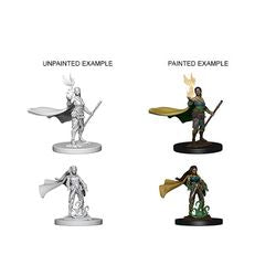 DUNGEONS AND DRAGONS: NOLZUR'S MARVELOUS UNPAINTED MINIATURES -W4-FEMALE ELF DRUID
